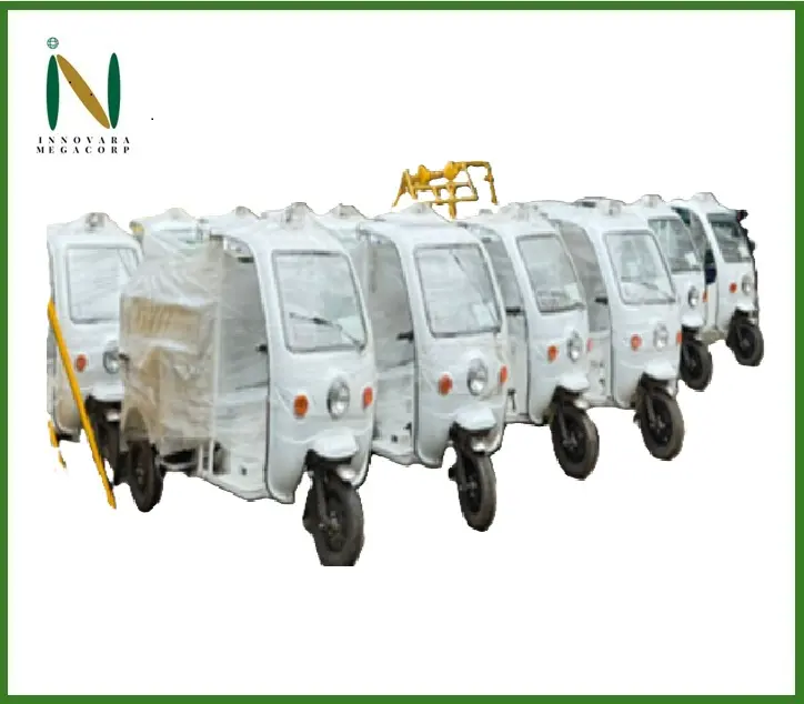 Segregated bin garbage e-rickshaw
